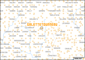 map of Galette Tourneau