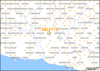 map of Galette