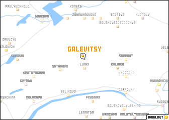 map of Galevitsy