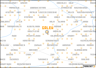 map of Galew