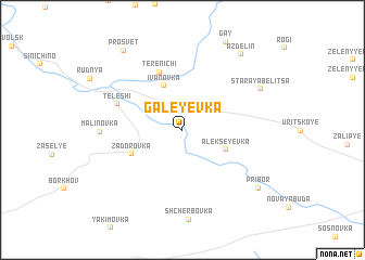 map of Galeyevka