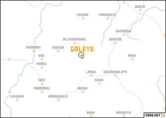 map of Galeye