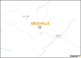 map of Galeyville