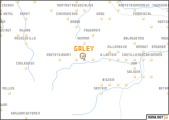 map of Galey