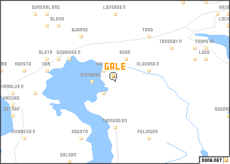 map of Gäle