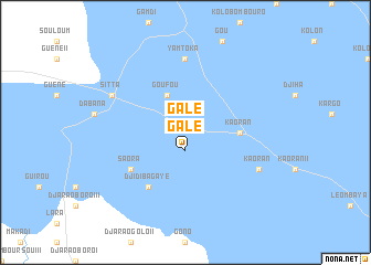 map of Galé