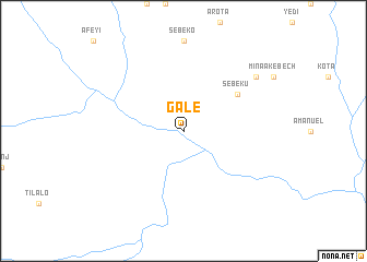 map of Galē