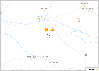 map of Galé