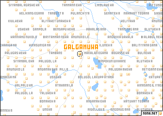 map of Galgamuwa