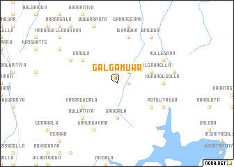map of Galgamuwa
