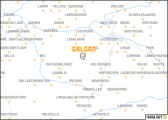 map of Galgan