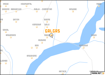 map of Galgas