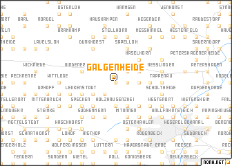 map of Galgenheide