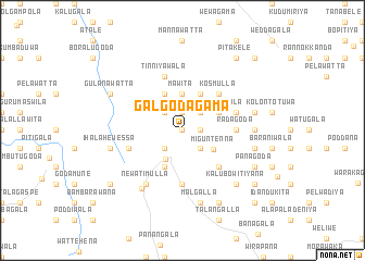 map of Galgodagama