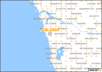 map of Galgoda