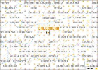 map of Galgomuwa