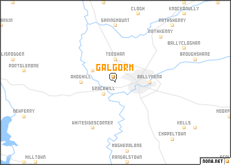 map of Galgorm