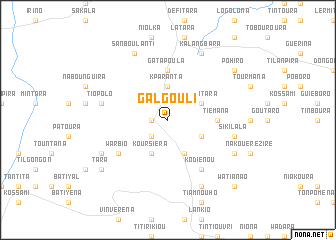 map of Galgouli