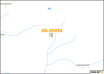 map of Galheiros
