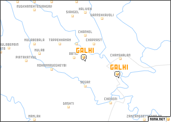 map of Galhī