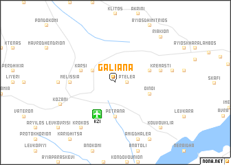 map of Galiána