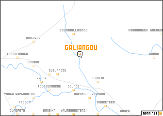 map of Galiangou