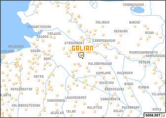 map of Galian