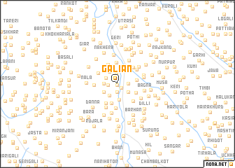 map of Galiān