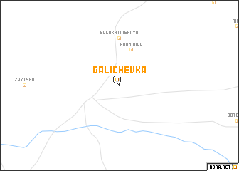 map of Galichevka