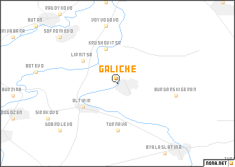 map of Galiche