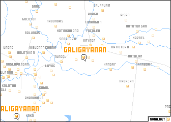 map of Galigayanan