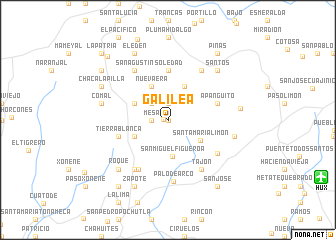 map of Galilea