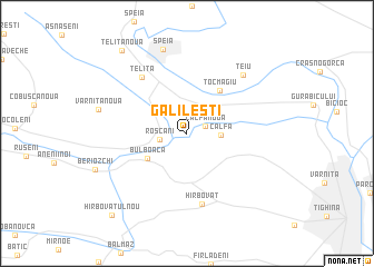 map of (( Gălileşti ))