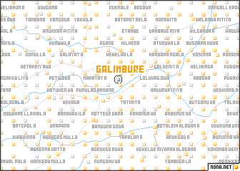 map of Galimbure