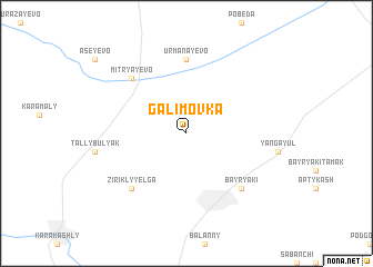 map of Galimovka