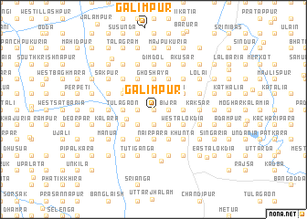 map of Gālimpur