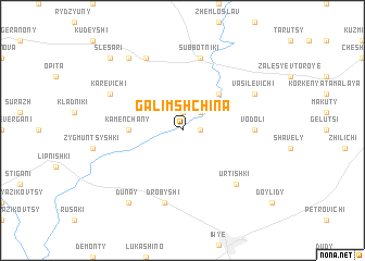 map of Galimshchina