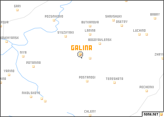 map of Galina