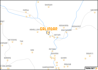 map of Galīndar