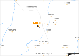 map of Galindo