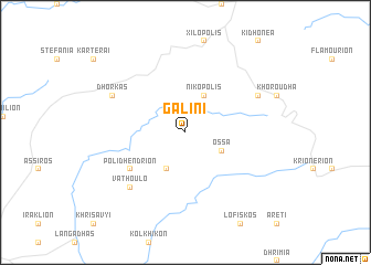 map of Galíni