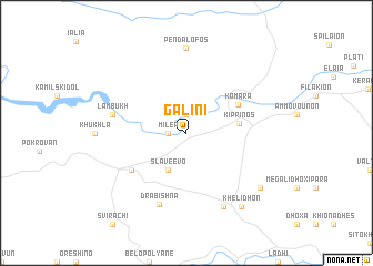 map of Galíni