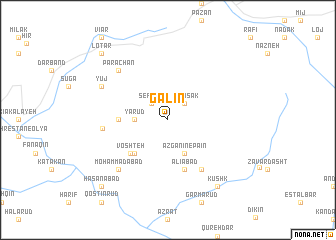 map of Galīn