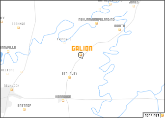 map of Galion