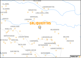 map of Galiquientas