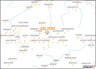 map of Galīrān