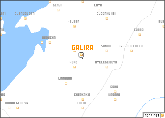 map of Galīra