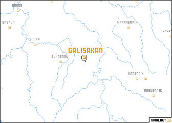 map of Galisakan