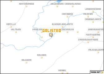 map of Galisteo