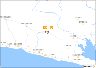 map of Galis